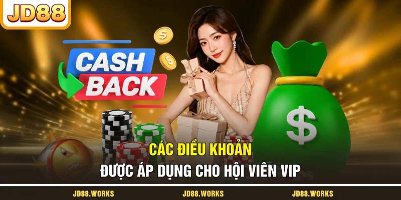 Các điều khoản được áp dụng cho hội viên VIP