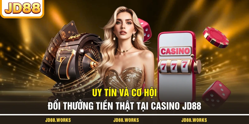 Uy tín và cơ hội đổi thưởng tiền thật tại Casino JD88